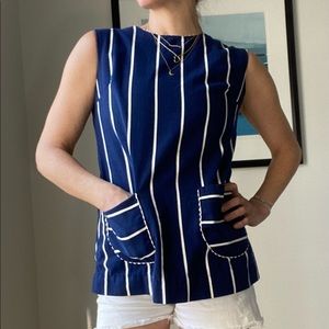 Vintage Americana striped tunic